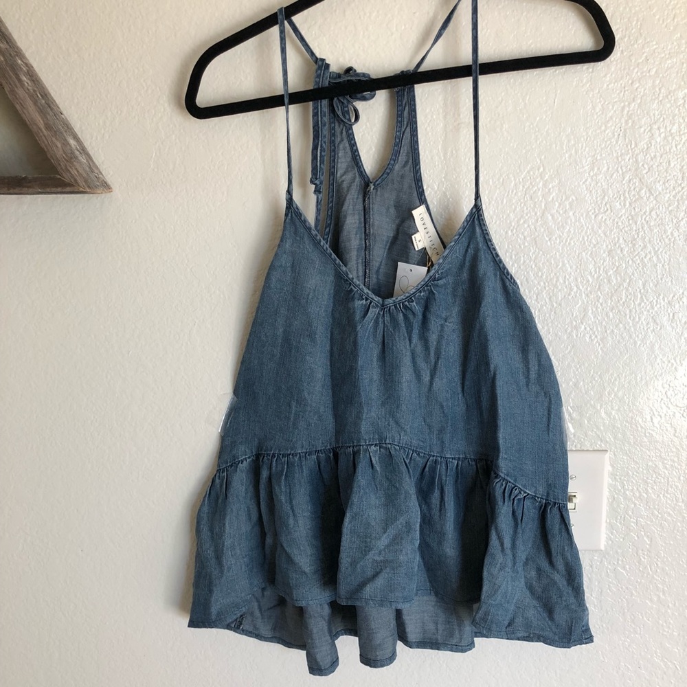Denim Crop Top
